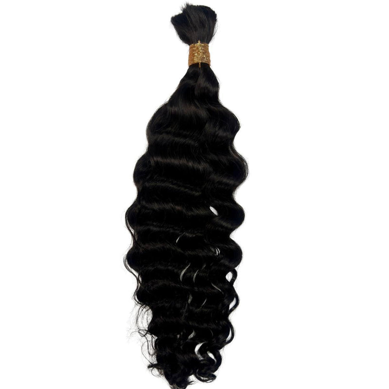 Beach Wave Bulk Human Braiding Hair